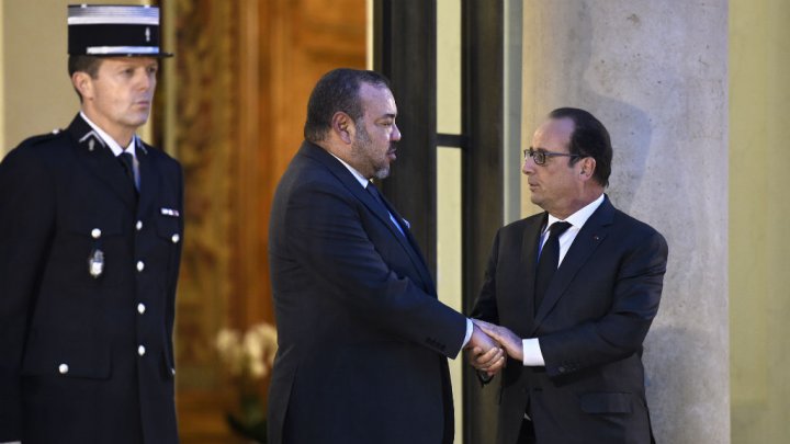 Le Roi du Maroc Mohammed VI se rend à Paris