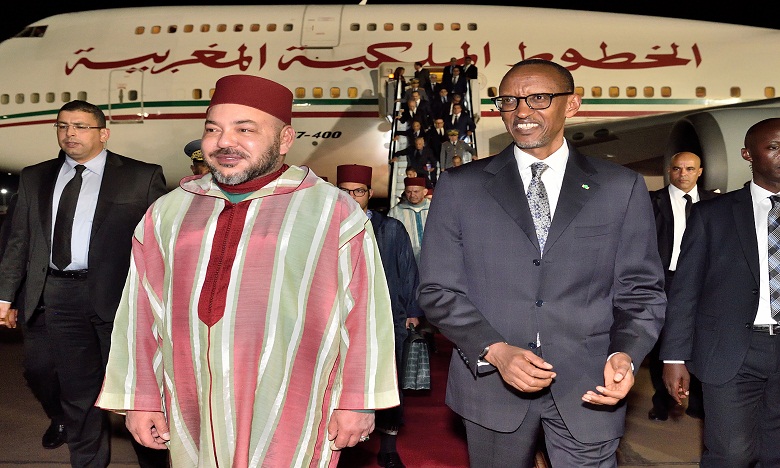 Le Roi du Maroc en tournée en Afrique orientale
