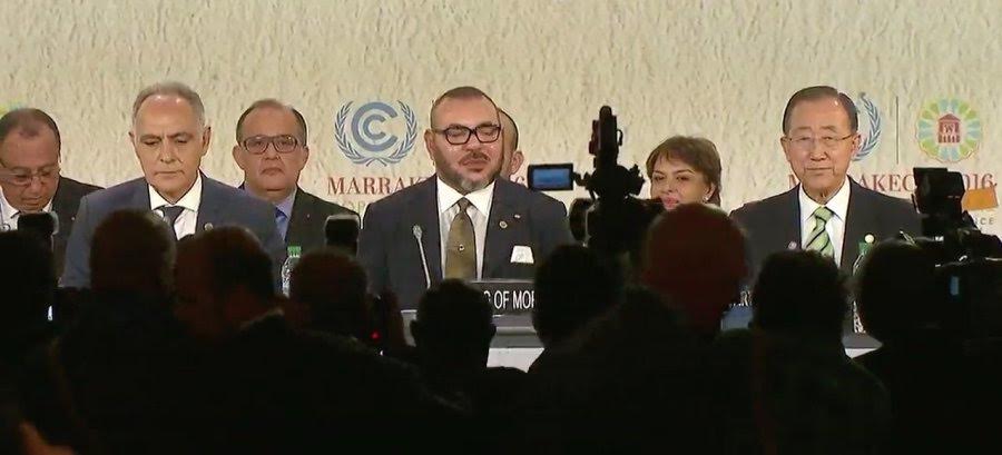 COP22: Mohammed VI pour une solidarité intergénérationnelle face au réchauffement climatique