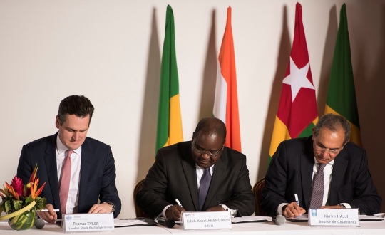 Les bourses de Londres, de Casablanca et de l’UEMOA scellent un partenariat en faveur des PME