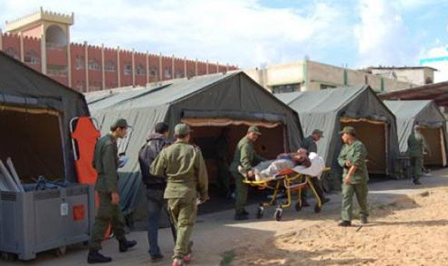L’armée marocaine déploie un hôpital de campagne à Gaza
