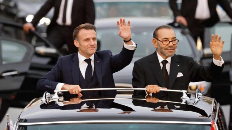 Le président Français, Emmanuel Macron effectue, à l’invitation du Roi Mohammed VI, une visite d’Etat au Maroc