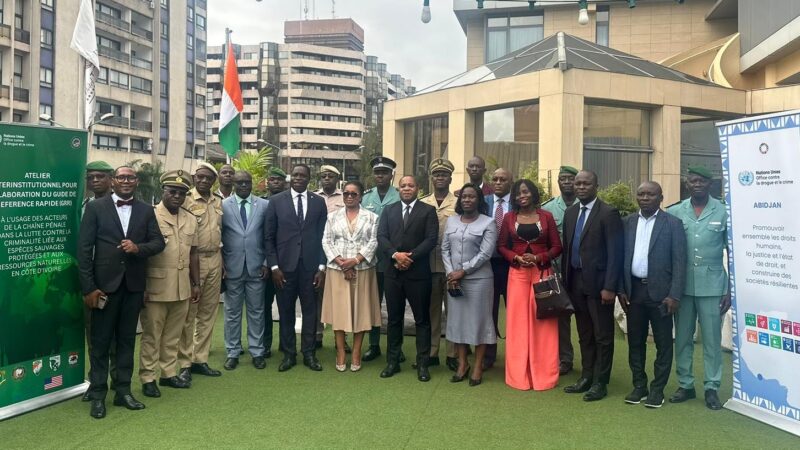 Les USA aux côtés de la Côte d’Ivoire dans sa lutte contre «le trafic d’espèces sauvages»