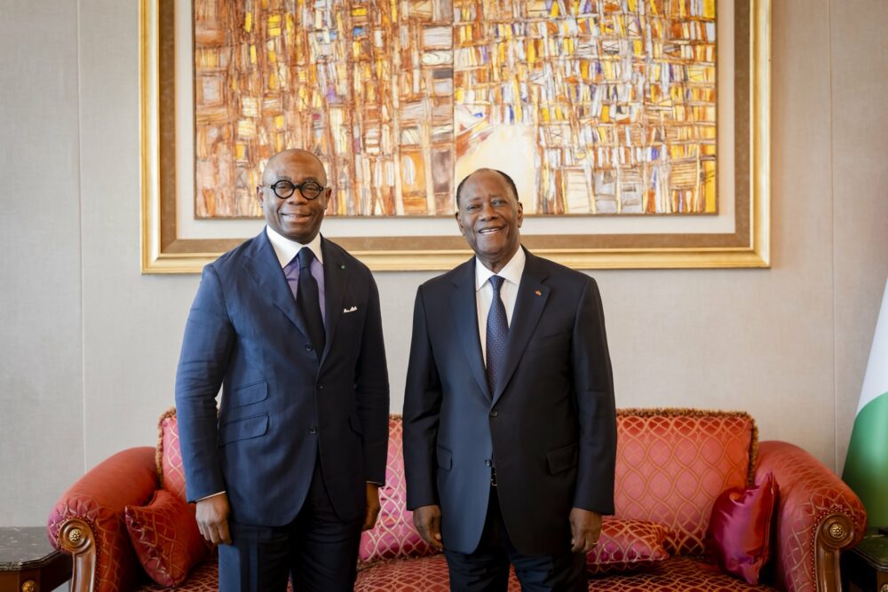Le Président de la BOAD reçu par Alassane Ouattara ce 27 janvier à Abidjan