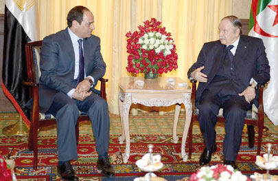 Algérie : Visite éclair du président égyptien