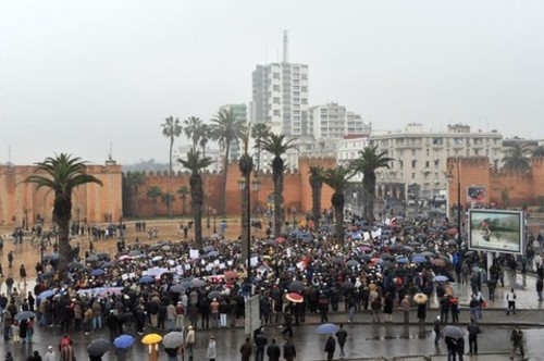 manifestants-rabat 20022011