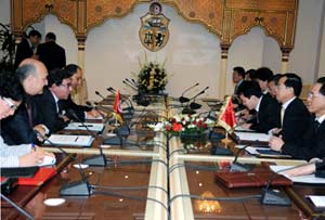 Don de 6 millions de dollars US de la Chine à la Tunisie